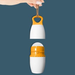 
                                                            
                                                        
                                                        The Roll-On Loop Bottle: Hang it up wherever you want!
